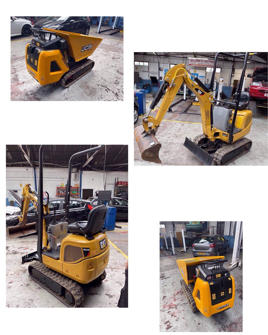 Aspro Contractors plant hire fleet